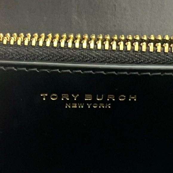 Tory Burch Leather/Canvas Small Eleanor Purse - Picture 4 of 6